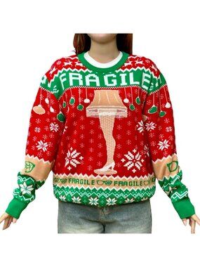 Lamp Ugly Sweater 2 - X-Large Christmas Sweater for Men & Women, Fun Holiday